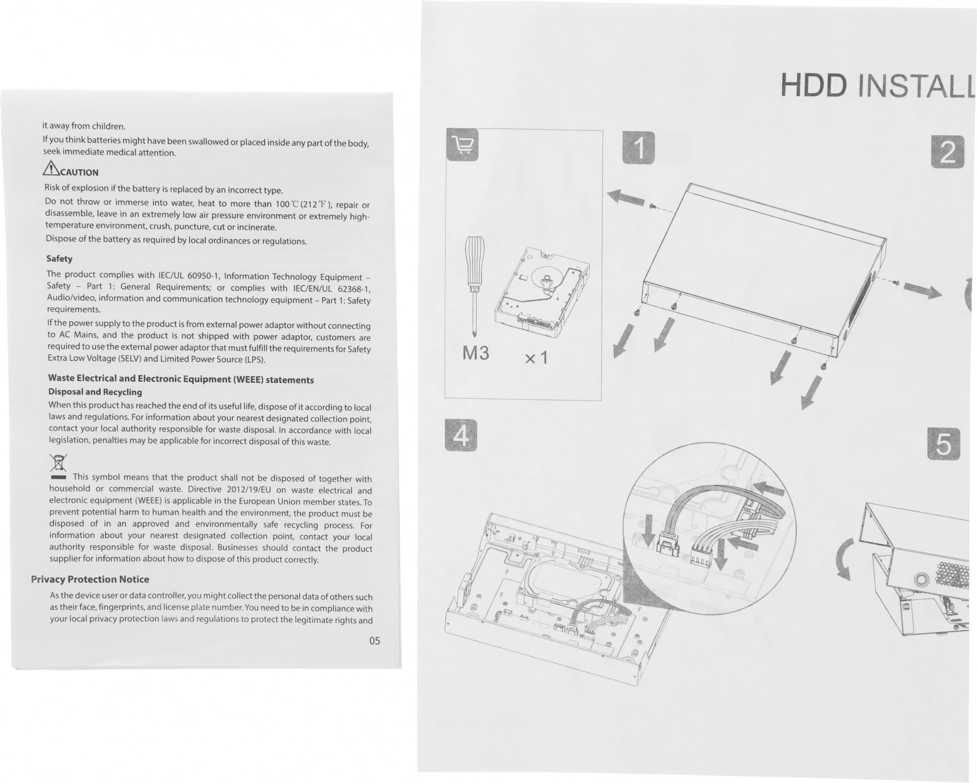 Видеорегистратор Dahua DHI-NVR1104HS-P-S3/H