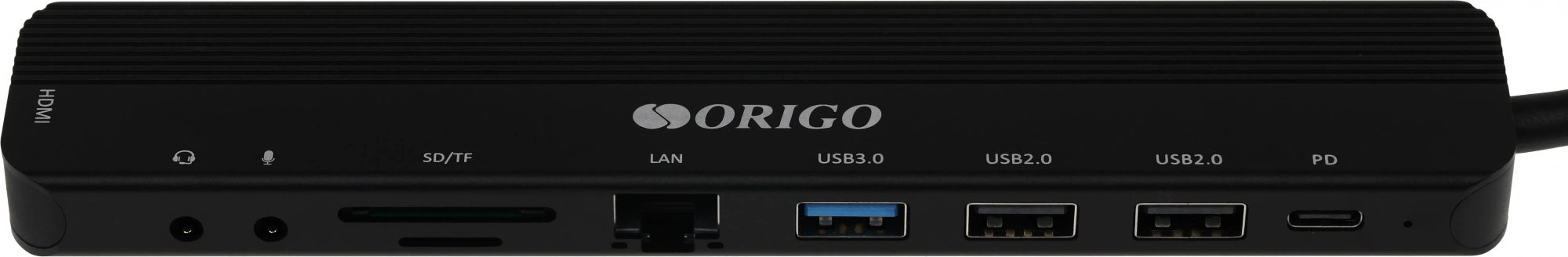 Разветвитель USB-C Origo OU3350SNPD 3порт. черный (OU3350SNPD/A1A)
