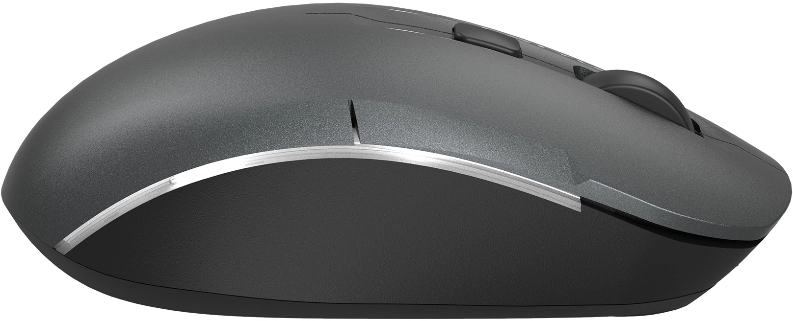 Мышь A4Tech Fstyler FB26CS Air2 серый/черный оптическая 2000dpi silent беспров. BT/Radio USB для ноутбука 4but (FB26CS AIR2 SMOKY GREY)
