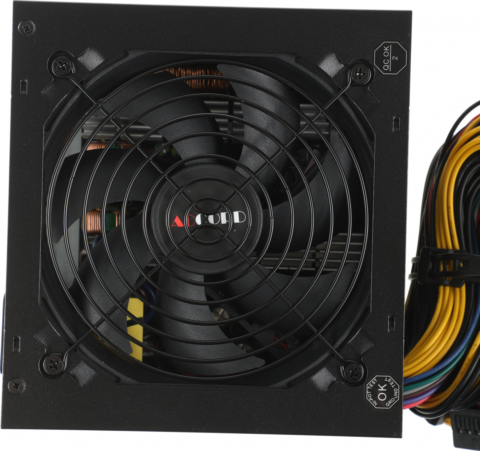 Блок питания Accord ATX 600W ACC-600W-12 (20+4pin) 120mm fan 4xSATA