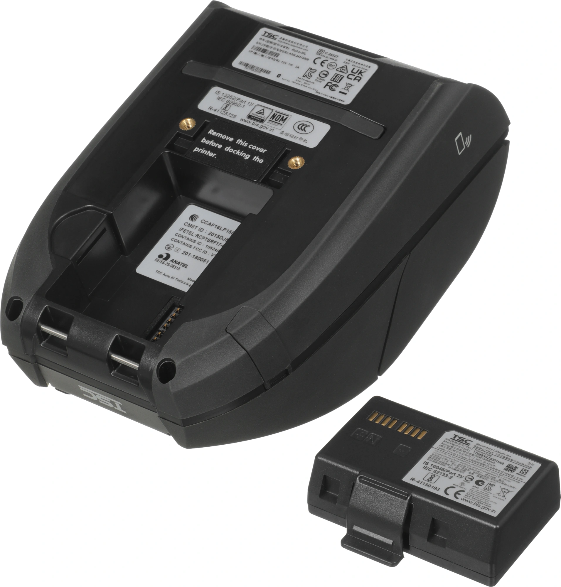 Термопринтер TSC Alpha-30L (A30L-A001-0002) 203dpi 127мм/с 2.3"/USB/BT для печ.этик. черный
