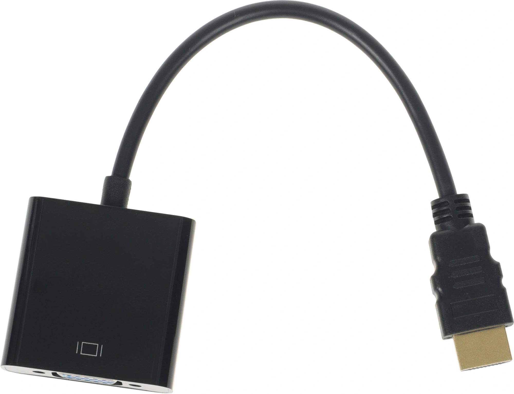 Переходник KingPrice KP-HDMI(m)-VGA(f) HDMI (m) VGA (f) 0.1м черный