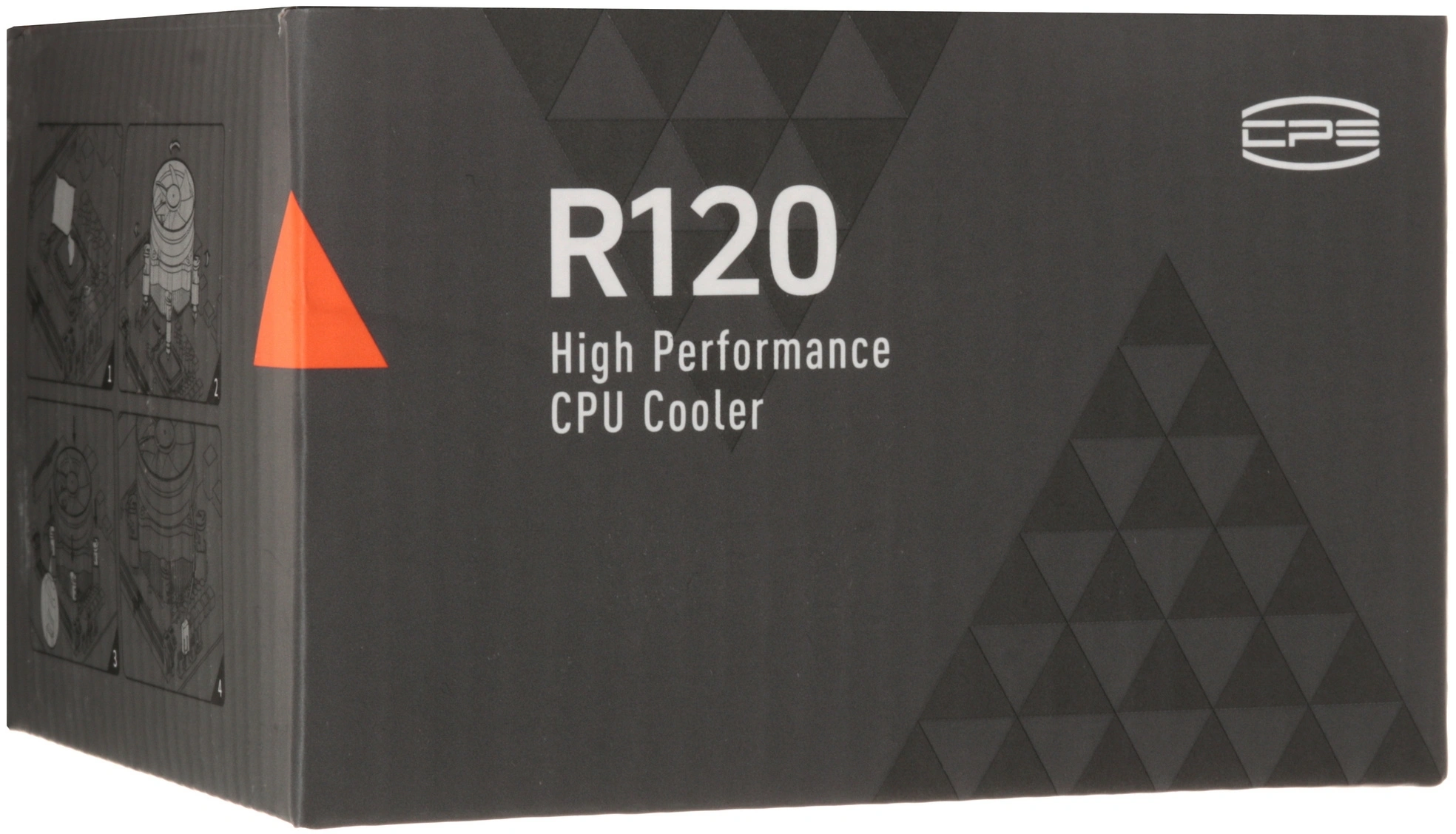 Устройство охлаждения(кулер) PcCooler R120 Soc-1200/1700/1851 серебристый 4-pin 27.8dB Al 95W 191gr Ret (R120-XXNIXX-GL)