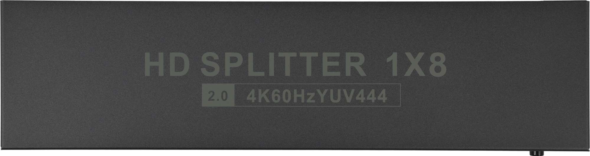 Сплиттер аудио-видео Premier 5-872-8V2 HDMI (f)/8xHDMI (f) черный