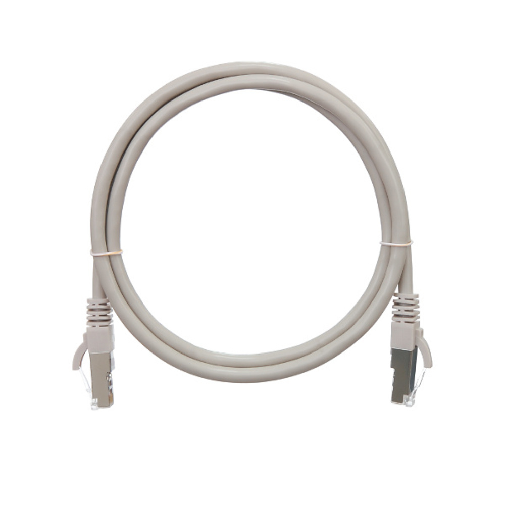 NMC-PC4UE55B-010-GY - Коммутационный шнур NIKOMAX U/UTP 4 пары, Кат.6, 2хRJ45/8P8C, T568B, Molded, PVC, серый, 1м