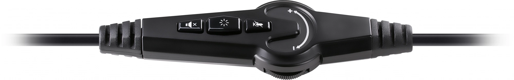 Наушники с микрофоном Defender Ignis черный 2.2м накладные USB оголовье (64441)