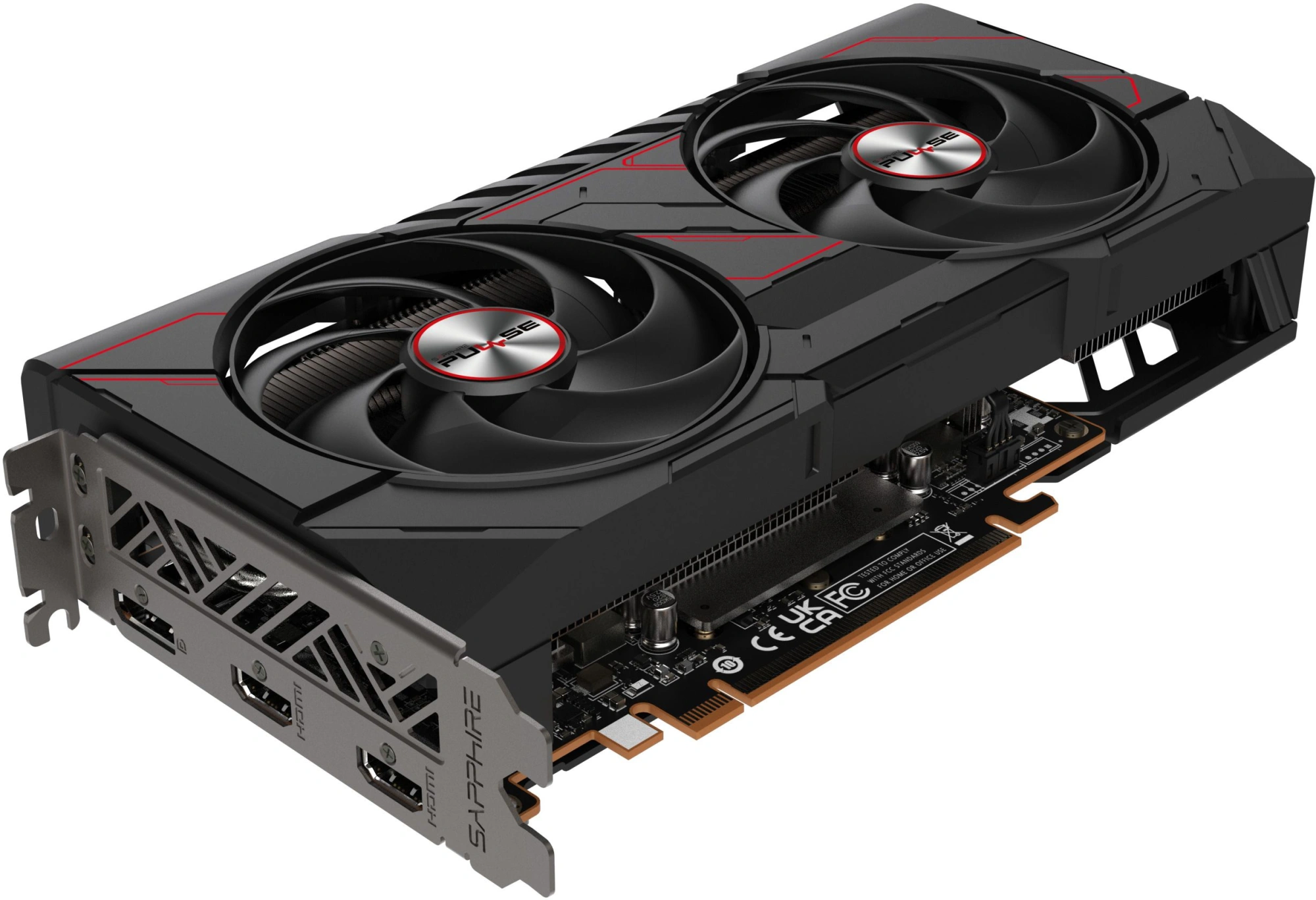 Видеокарта Sapphire PCI-E 5.0 11350-03-20G PULSE AMD RADEON RX 9060 XT GAMING OC 16GB DUAL AMD Radeon RX 9060XT 16Gb 128bit GDDR6 2700/20000 HDMIx2 DPx1 HDCP Ret