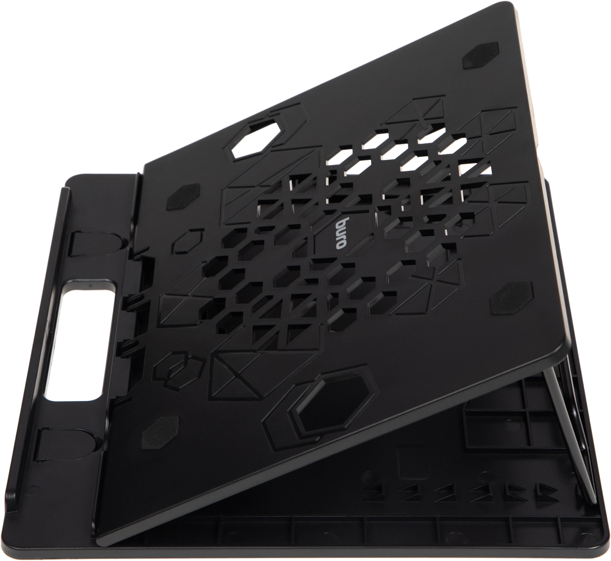 Подставка для ноутбука Buro BU-LS130 15.6" 280x250x15мм 520г металл/пластик черный