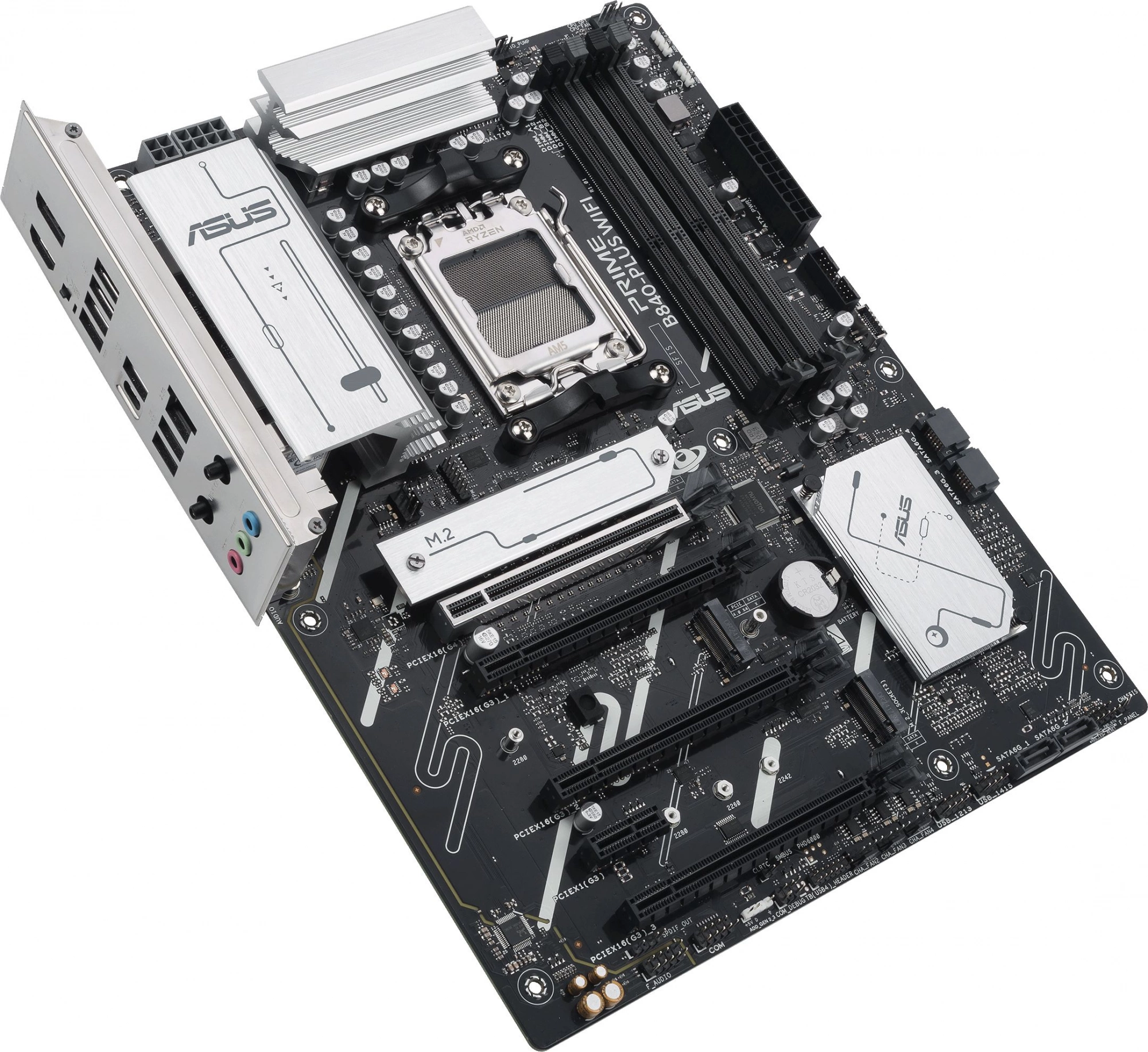 Материнская плата Asus PRIME B840-PLUS WIFI Socket AM5 AMD B840 4xDDR5 ATX AC`97 8ch(7.1) 2.5Gg RAID+HDMI+DP