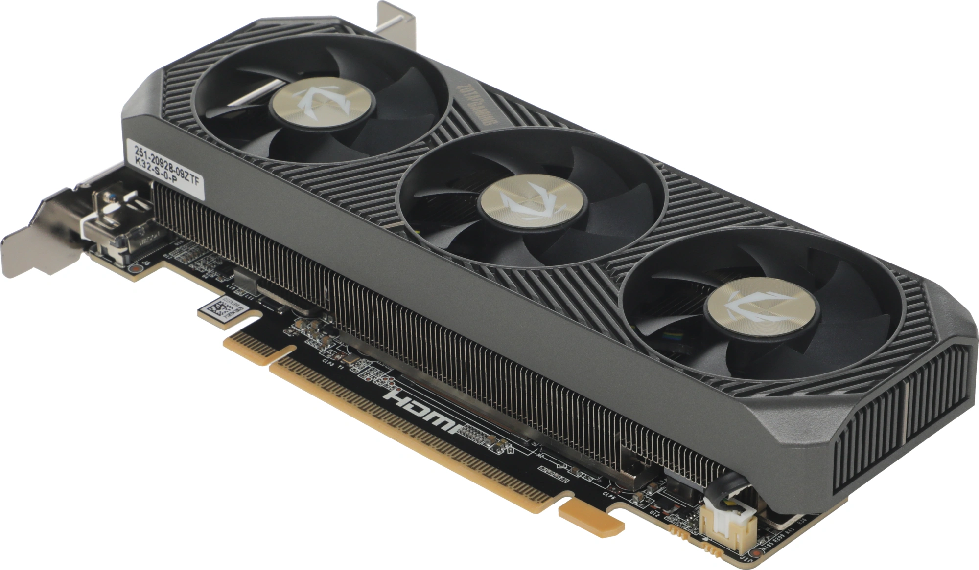 Видеокарта Zotac PCI-E 5.0 RTX 5060 LP 8GB NVIDIA GeForce RTX 5060 8Gb 128bit GDDR7 2497/28000 HDMIx1 DPx2 HDCP Ret low profile