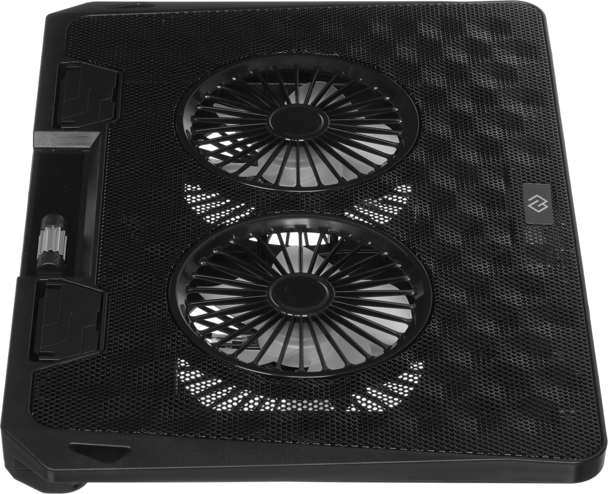 Подставка для ноутбука Digma D-NCP170-2x110 18" 400x288x45мм 52дБ 2xUSB 2x 110ммFAN 1100г Fan-control металл/пластик черный