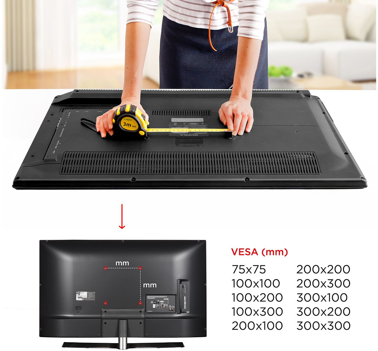 Кронштейн для телевизора Holder LCDS-5010 черный металлик 20"-40" макс.45кг настенный наклон