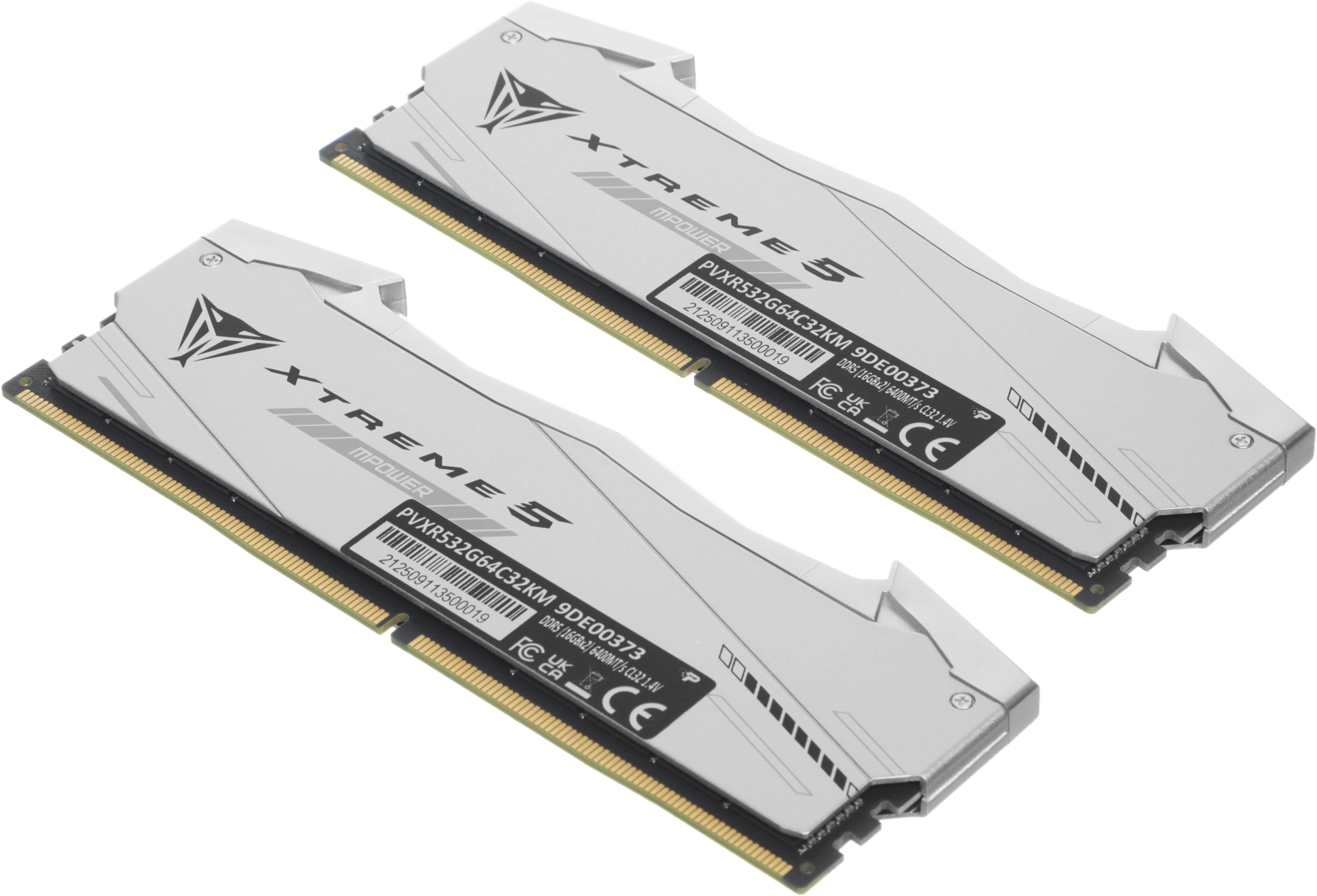 Память DDR5 2x16GB 6400MHz Patriot PVXR532G64C32KM Viper Xtreme 5 RGB RTL Gaming PC5-51200 CL32 DIMM 288-pin 1.4В с радиатором Ret