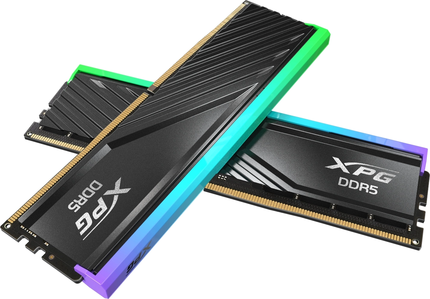 Память DDR5 2x16GB 6000MHz A-Data AX5U6000C3016G-DTLABRBK XPG Lancer Blade RGB RTL Gaming PC5-48000 CL30 DIMM ECC 288-pin 1.35В kit dual rank с радиатором Ret
