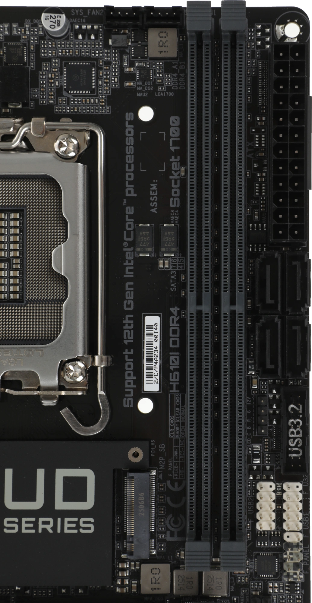 Материнская плата Gigabyte H610I DDR4 Soc-1700 Intel H610 2xDDR4 mini-ITX AC`97 8ch(7.1) GbLAN+VGA+HDMI+DP
