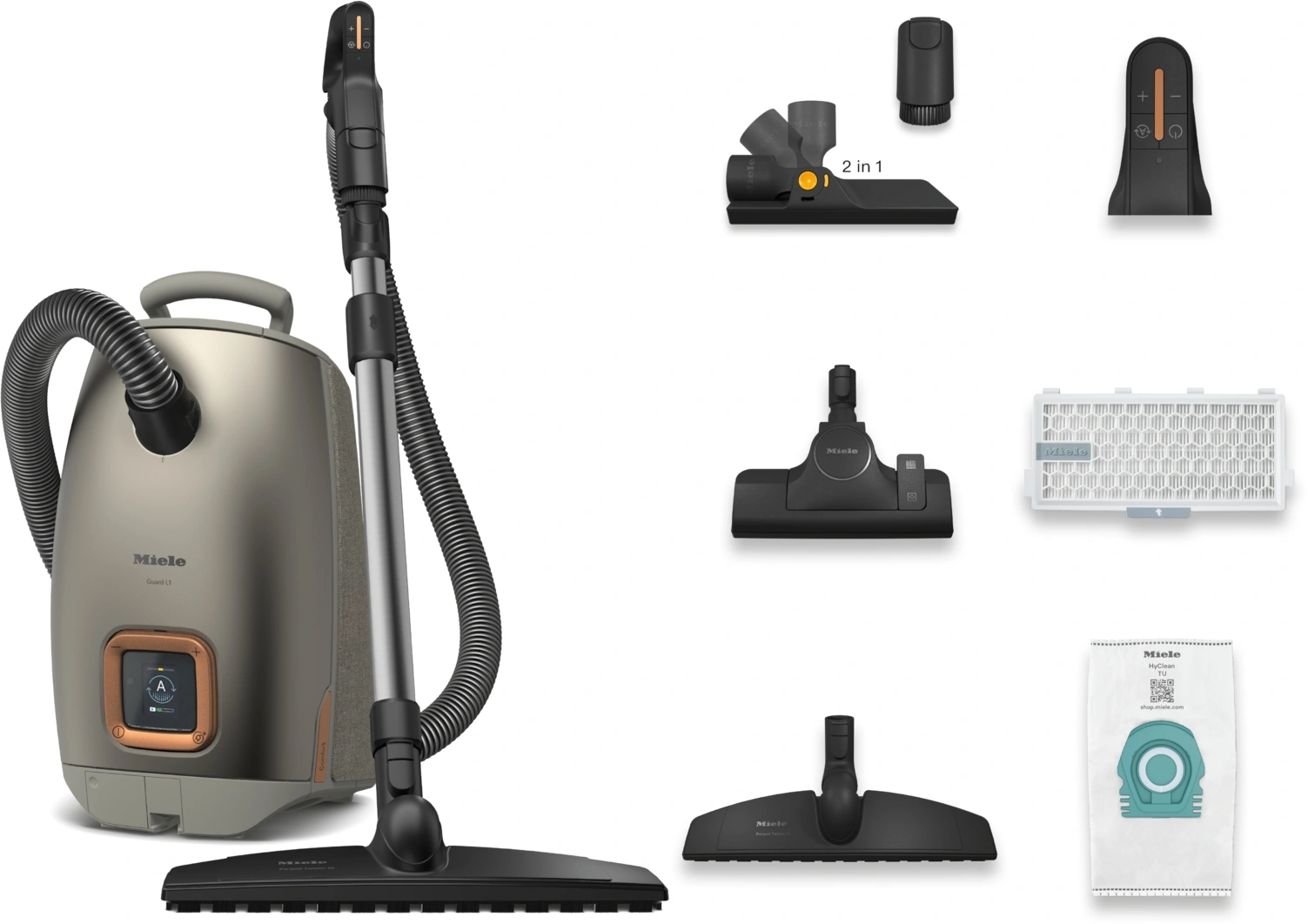 Пылесос Miele Guard L1 Comfort 890Вт титан/серый