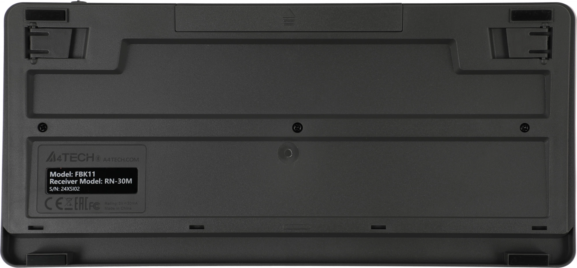 Клавиатура A4Tech FBK11 черный/серый USB беспроводная BT/Radio slim (FBK11 GREY)