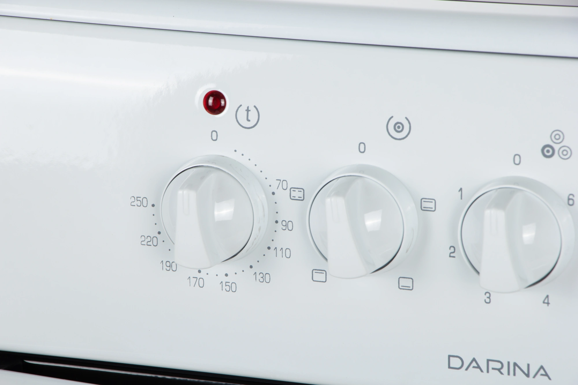 Плита Электрическая Darina 1B EC 331 606 W белый/черный стеклокерамика (без крышки)