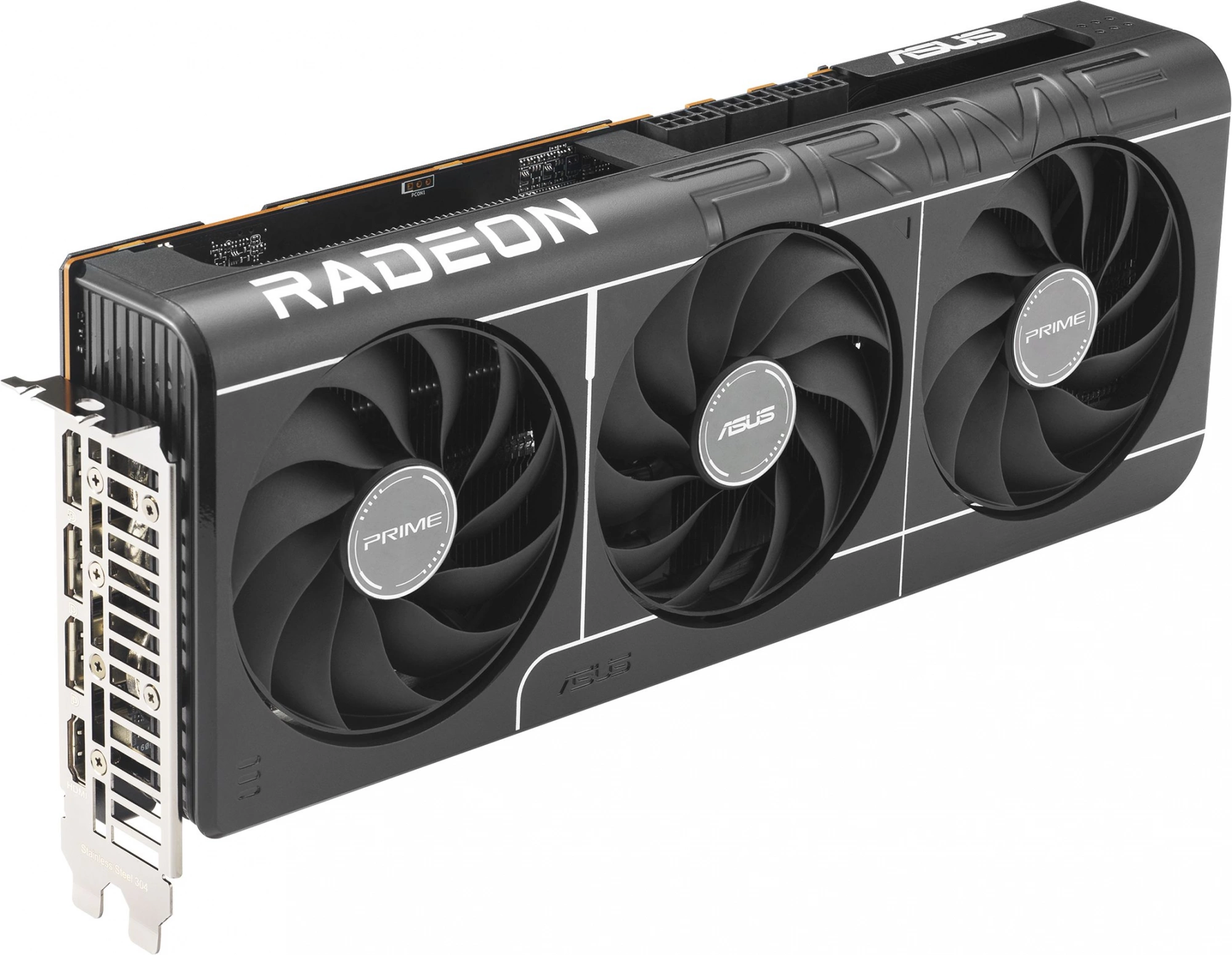 Видеокарта Asus PCI-E 5.0 PRIME-RX9070XT-O16G AMD Radeon RX 9070XT 16Gb 256bit GDDR6 2460/20000 HDMIx1 DPx3 HDCP Ret