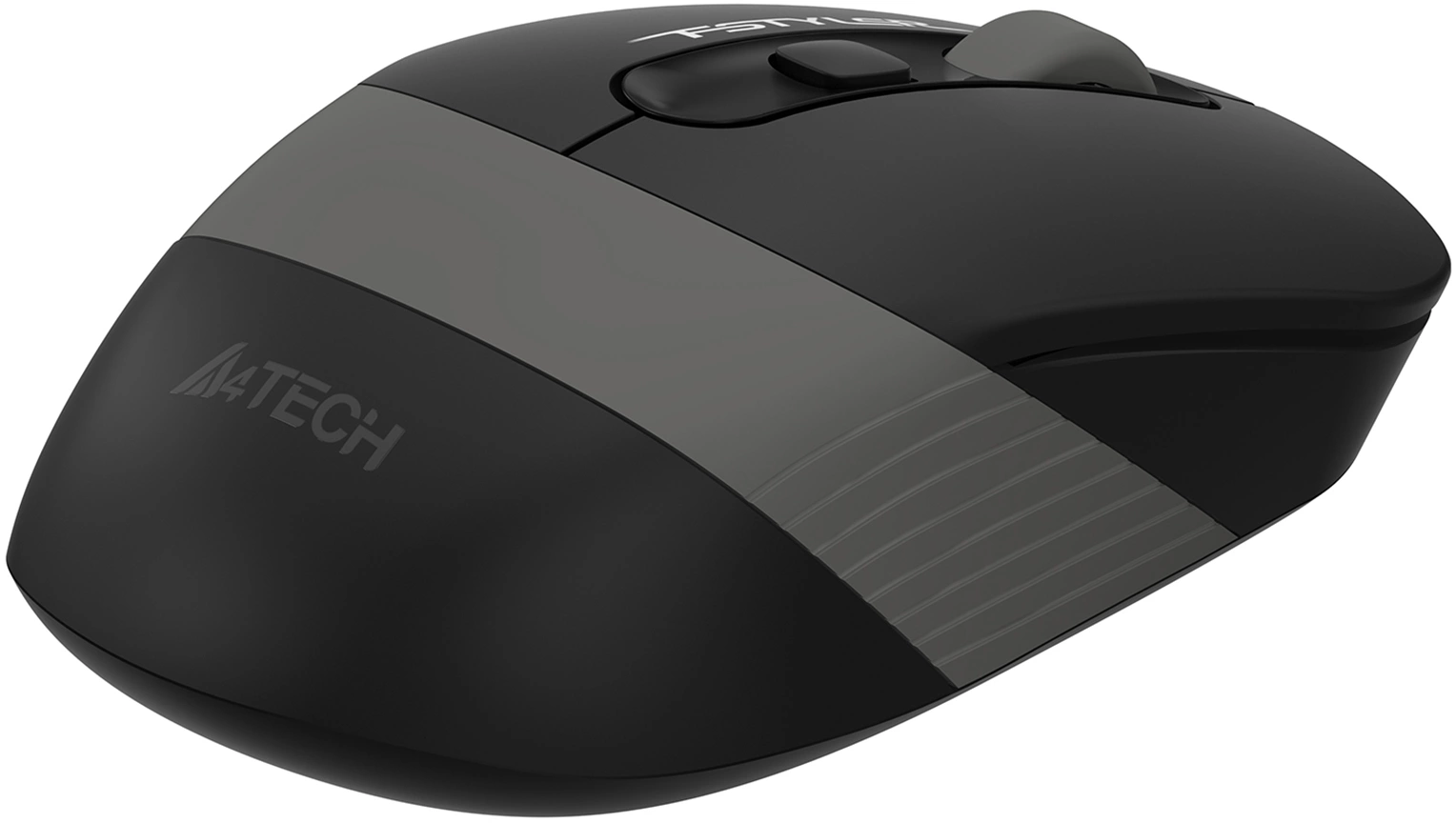 Мышь A4Tech Fstyler FG10S черный/серый оптическая 2000dpi silent беспров. USB для ноутбука 4but (FG10S GREY)