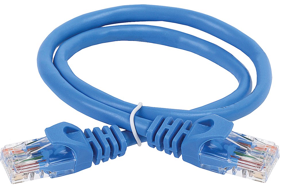 PC03-C5EU-2M - ITK Коммутационный шнур (патч-корд), кат.5Е UTP, 2м, синий