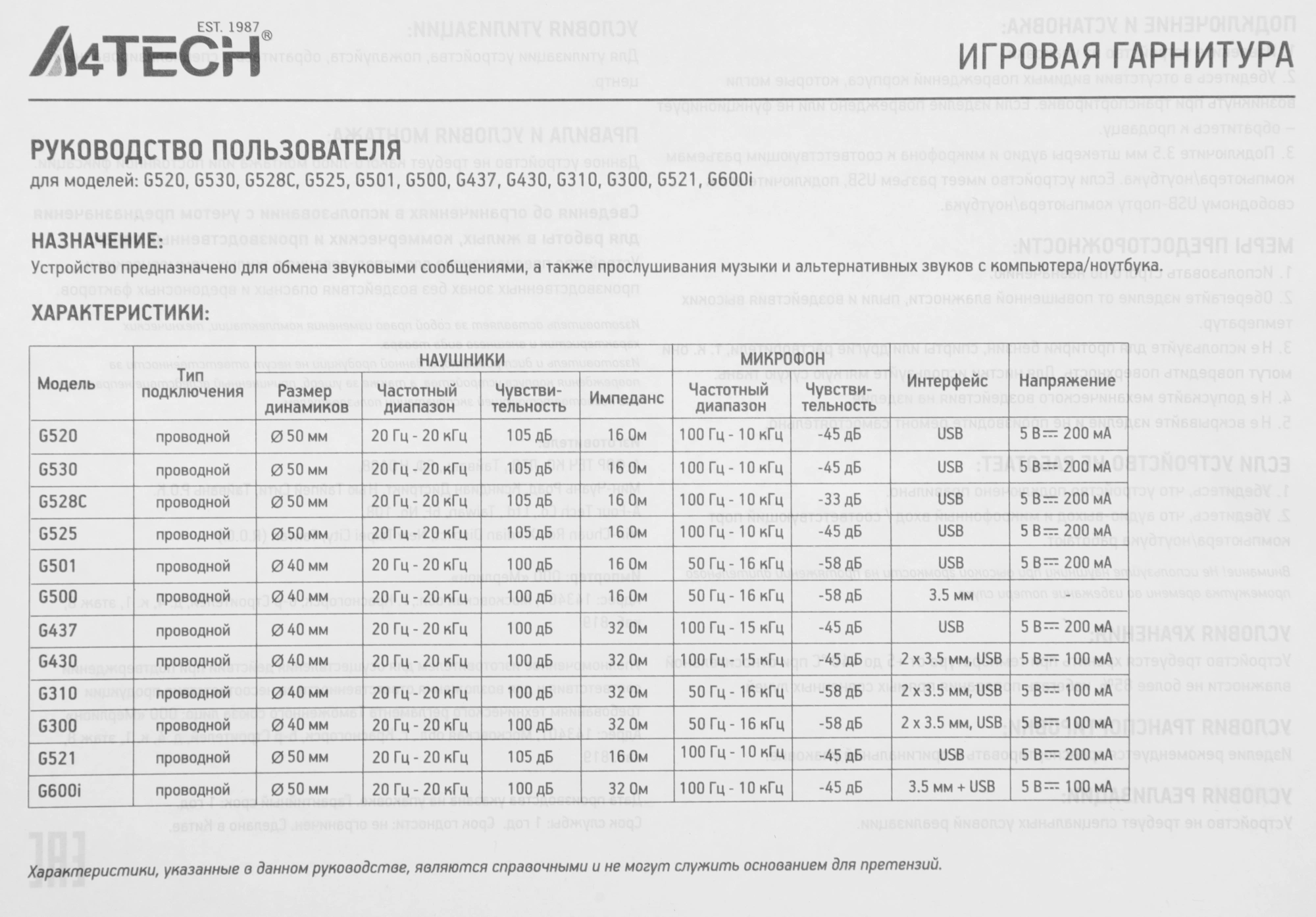 Наушники с микрофоном A4Tech Bloody G521 розовый 2.3м мониторные USB оголовье (G521 ( PINK ))