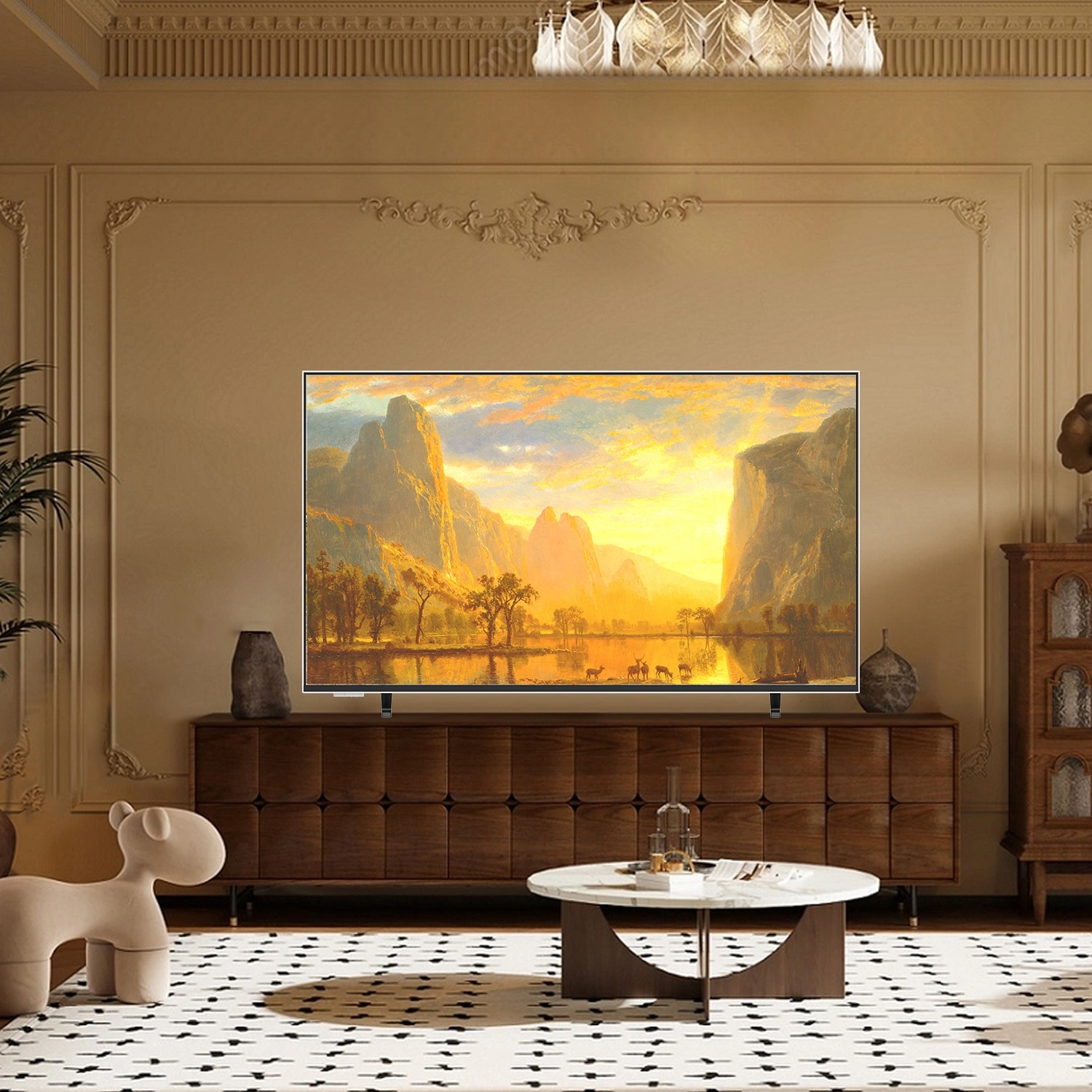 Телевизор QLED Skyworth 65" 65LN70G Frame+ Frameless белый/черный 4K Ultra HD 60Hz MEMC DVB-T DVB-T2 DVB-C DVB-S DVB-S2 USB WiFi Smart TV