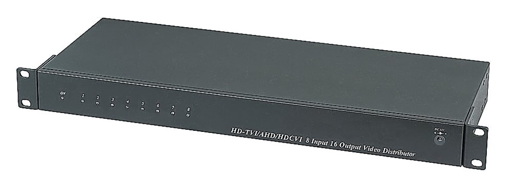 CD816HD - Распределитель HDCVI/HDTVI/AHD/CVBS (8вх./16вых.). Поддержка NTSC, PAL. Разрешение до 5Mpix(AHD, HDTVI), до 4К(HDCVI/8Mpix).