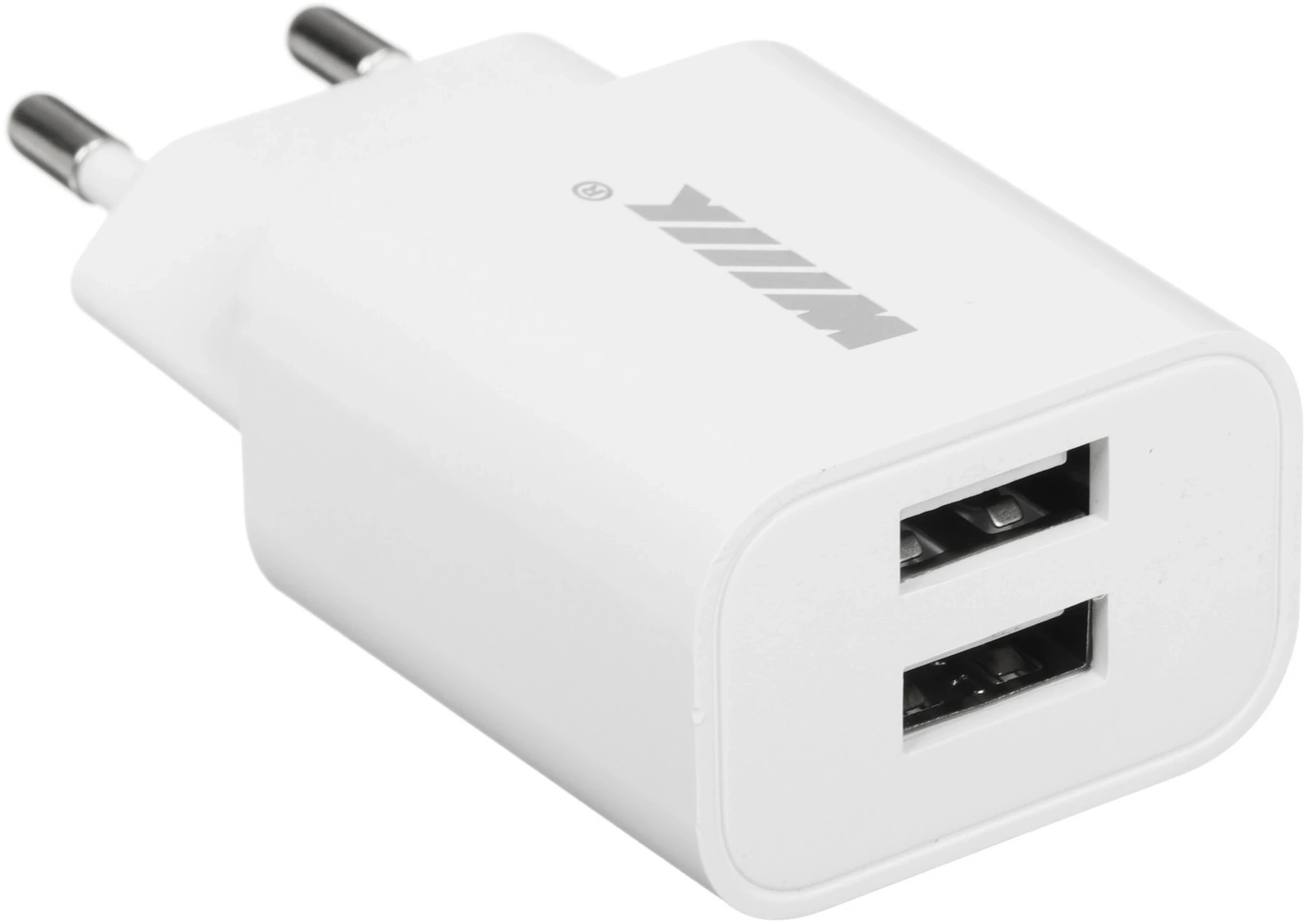Сетевое зар./устр. Wiiix UNN-1-2-01 12W 2.4A 2xUSB универсальное белый