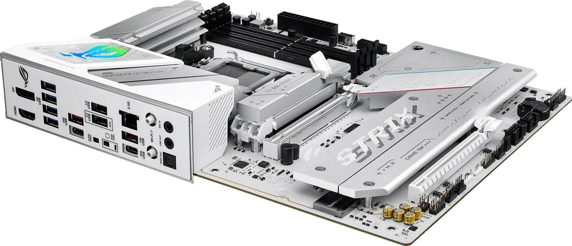 Материнская плата Asus ROG STRIX B850-A GAMING WIFI Socket AM5 AMD B850 4xDDR5 ATX AC`97 8ch(7.1) 2.5Gg RAID+HDMI+DP