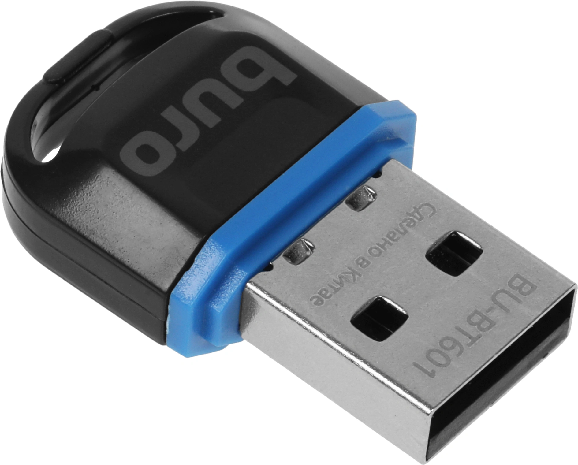 Адаптер USB Buro BU-BT601 Bluetooth V6.0 EDR+ BLE class 2 20м черный