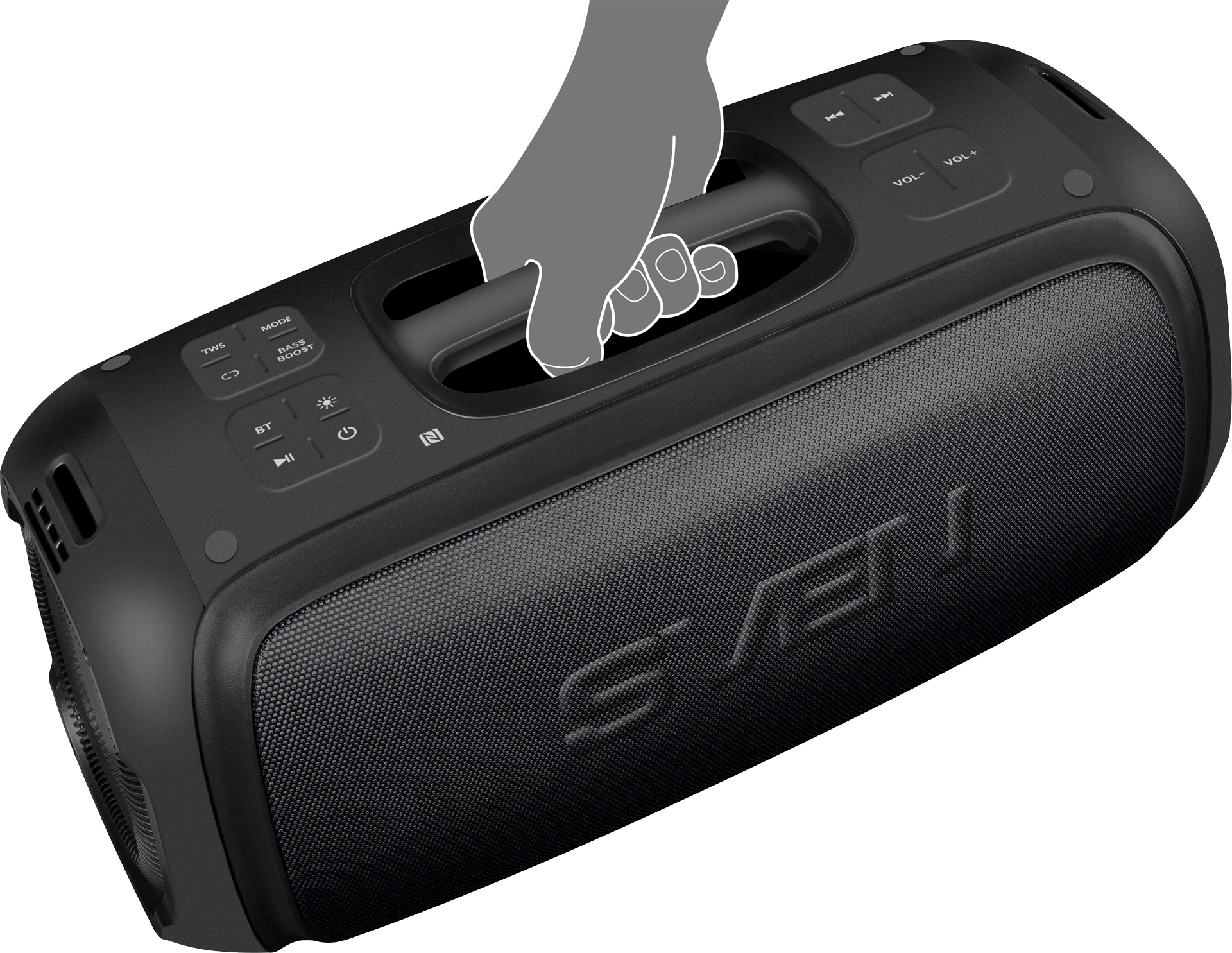 Колонка порт. Sven PS-860 черный 100W 1.0 BT/3.5Jack 5400mAh (SV-022518)