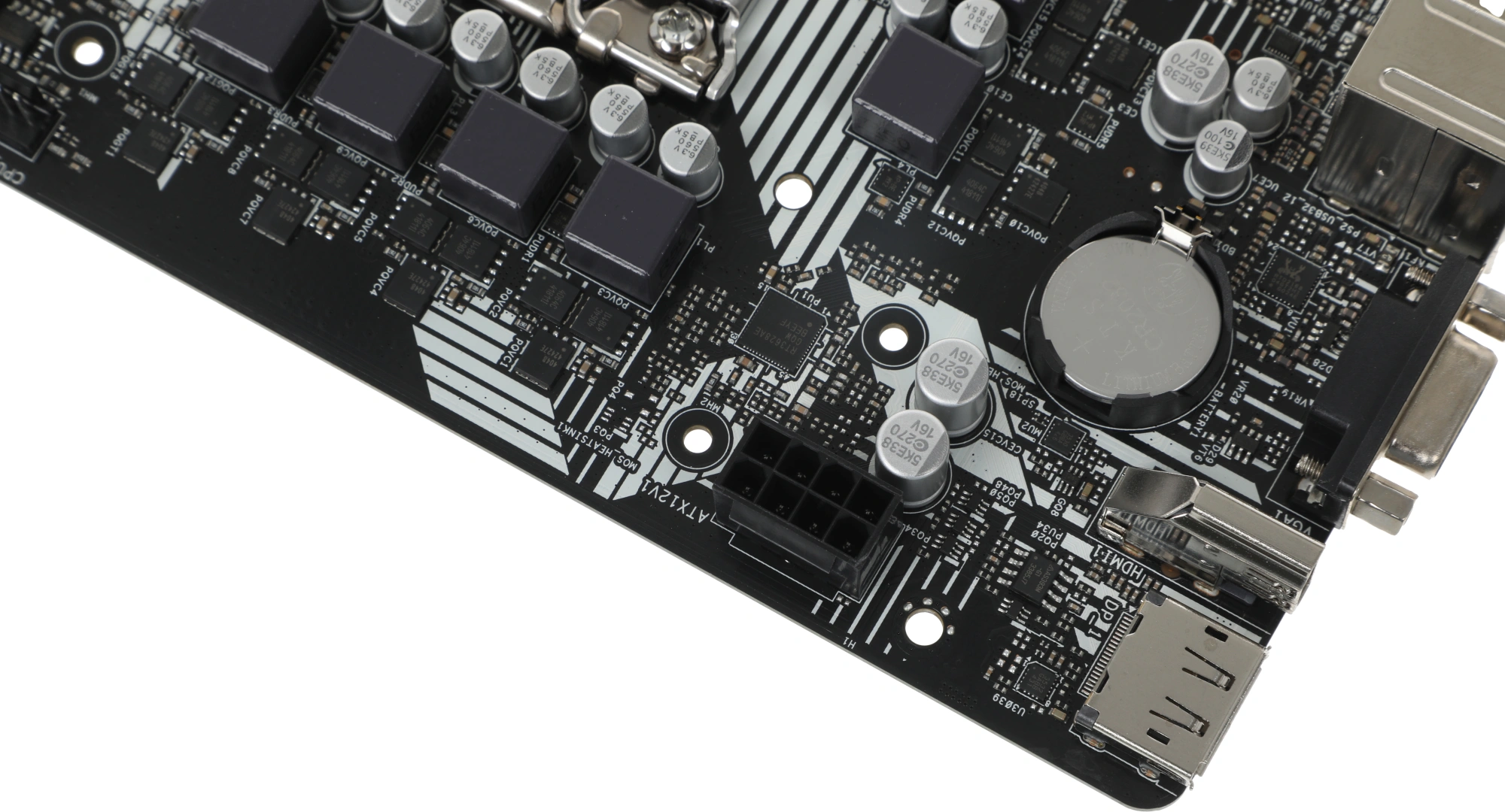 Материнская плата Asrock B760M-HDV/M.2 D4 Soc-1700 Intel B760 2xDDR4 mATX AC`97 8ch(7.1) GbLAN RAID+VGA+HDMI+DP