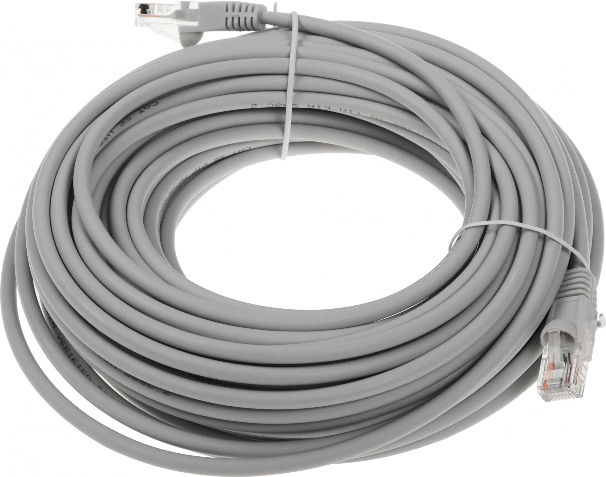 Патч-корд Buro UTP-5E-20M-G-LSZH 1Гбит/с UTP 4 пары cat.5E 20м серый RJ-45 (m)-RJ-45 (m)