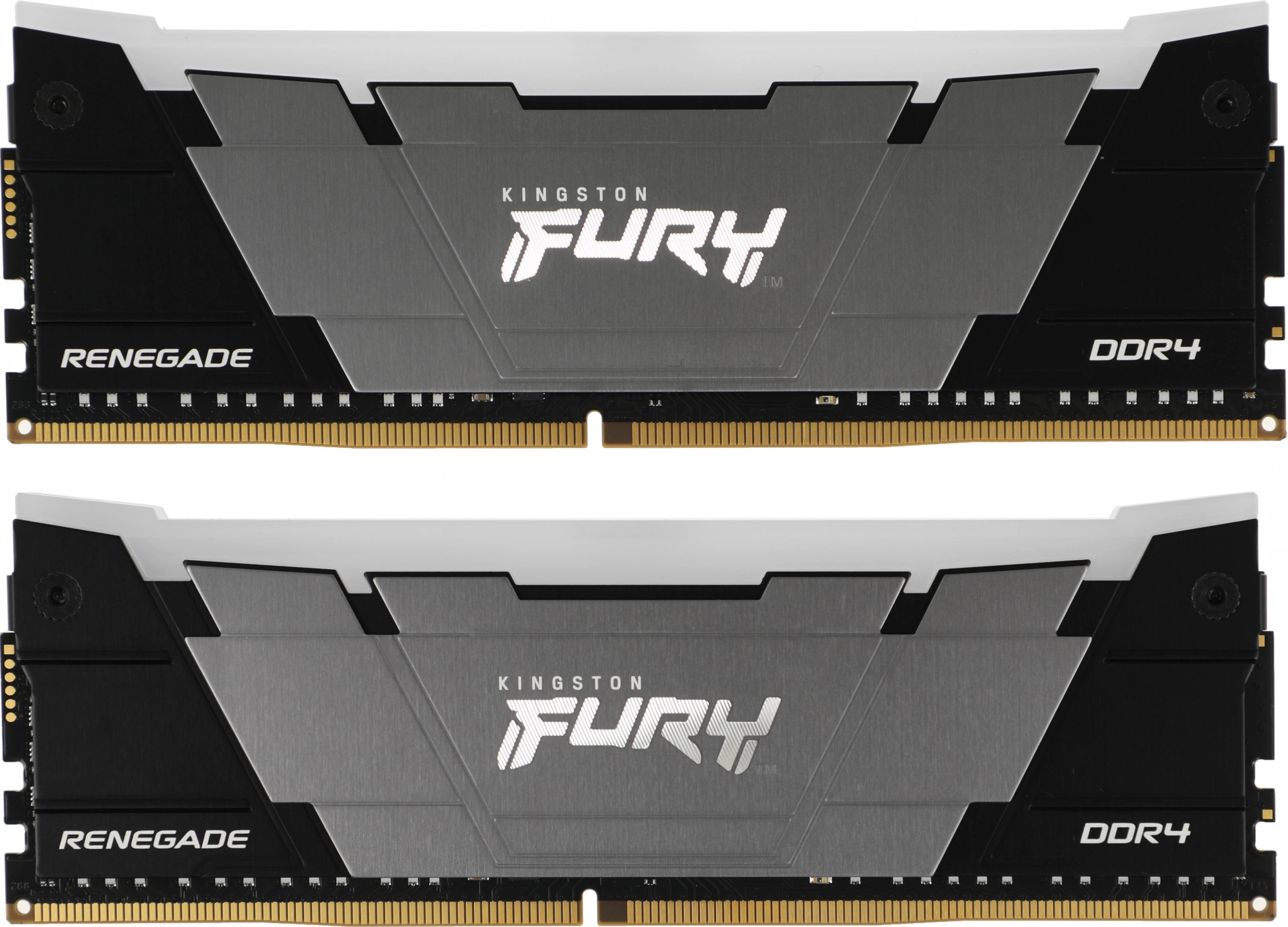 Память DDR4 2x8GB 4600МГц Kingston KF446C19RB2AK2/16 Fury Renegade RGB RTL Gaming PC4-36800 CL19 DIMM 288-pin 1.5В kit single rank с радиатором Ret