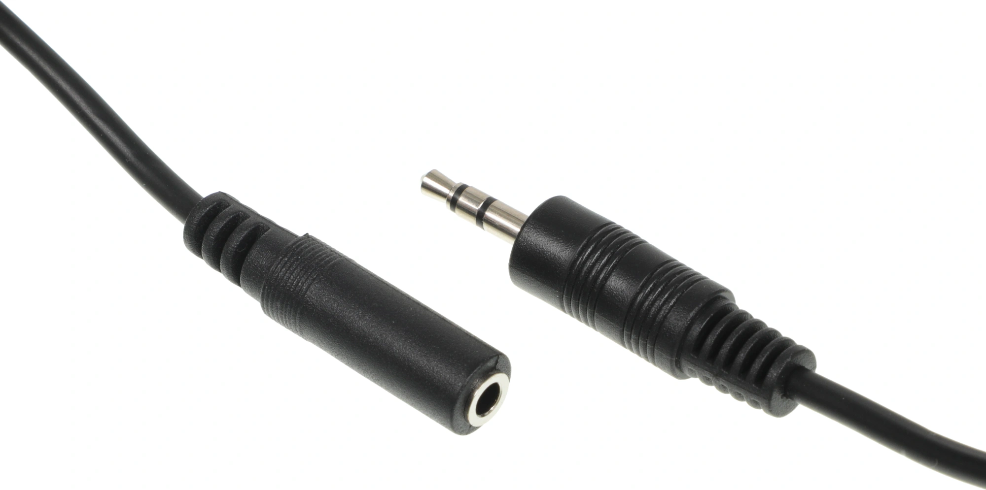 Кабель аудио Ningbo JAAC003-1 Jack 3.5 (m)/Jack 3.5 (f) 1м. черный