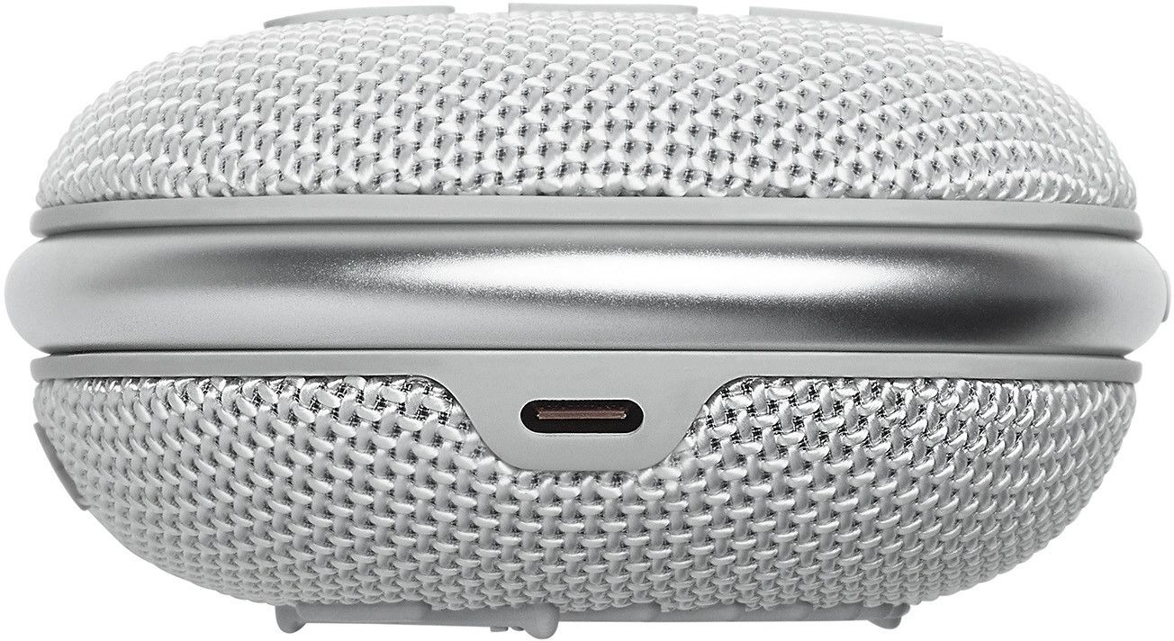 Колонка порт. JBL Clip 4 белый 5W 1.0 BT 15м 500mAh (JBLCLIP4WHT)