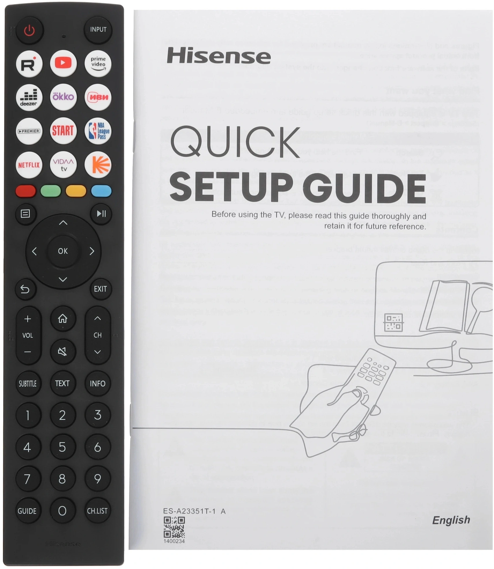 Телевизор LED Hisense 40" 40A4N Frameless черный FULL HD 60Hz DVB-T2 DVB-C DVB-S2 USB WiFi Smart TV (RUS)