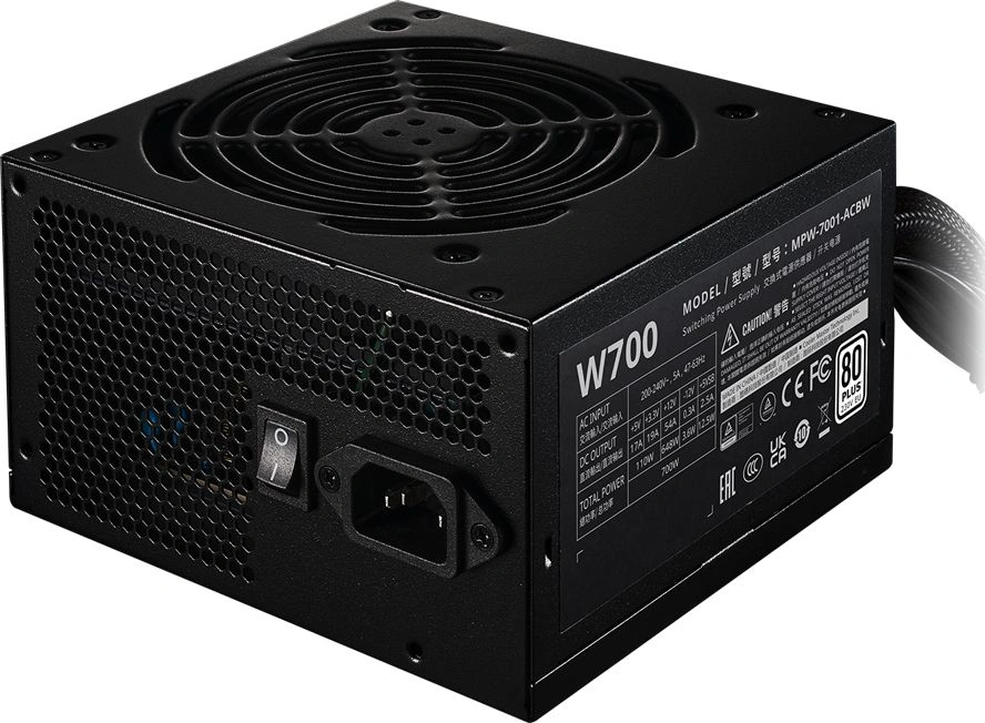 Блок питания Cooler Master ATX 700W Elite Nex W700 80+ white (20+4pin) APFC 120mm fan 5xSATA RTL
