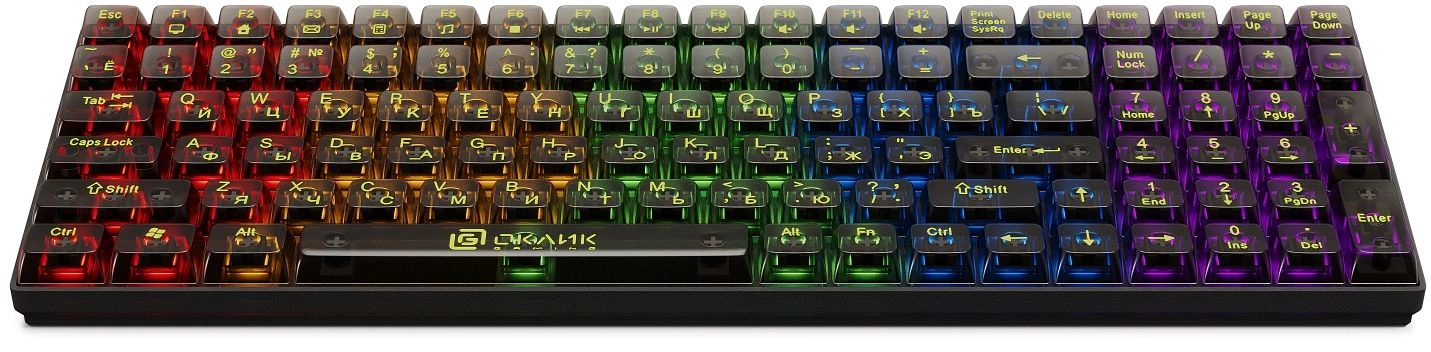 Клавиатура Оклик 915GK механическая черный USB for gamer (1790371)