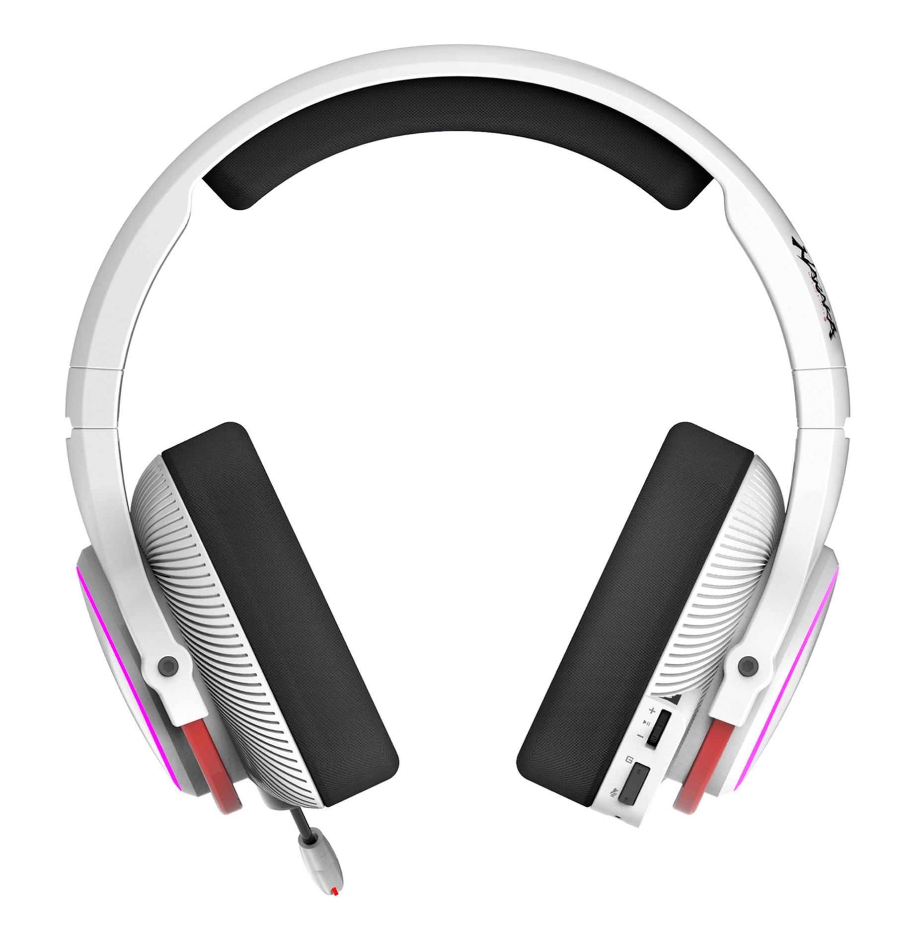 Наушники с микрофоном A4Tech Bloody MR720 белый/красный мониторные BT/Radio оголовье (MR720 NARAKA)