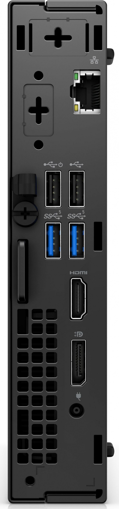 Неттоп Dell Optiplex 7010 Micro i3 13100T (2.5) 16Gb SSD512Gb UHDG 730 Linux Ubuntu GbitEth WiFi BT 260W мышь клавиатура черный (7010-3650)