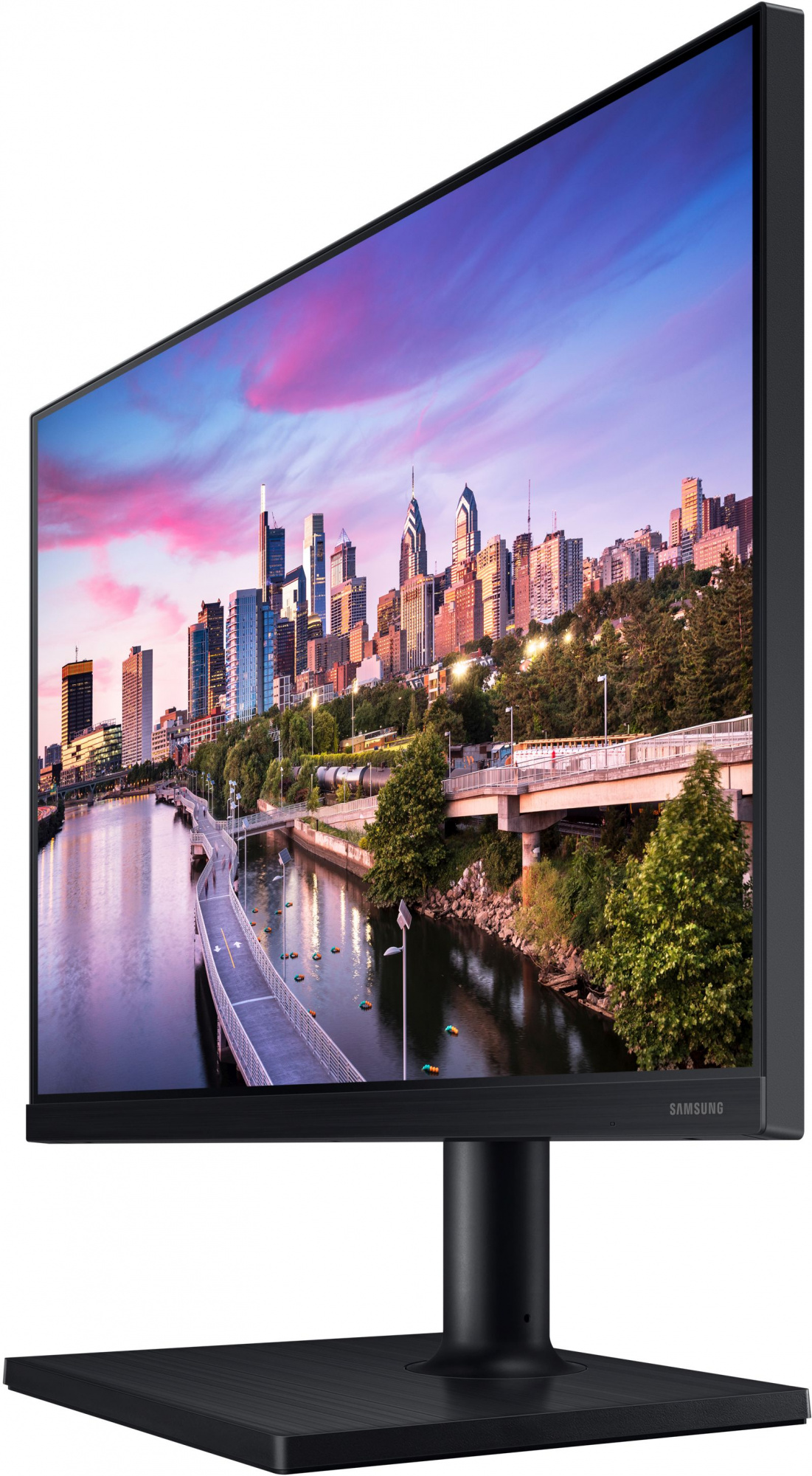 Монитор Samsung 24" F24T450GY черный IPS LED 16:10 DVI HDMI M/M матовая HAS Piv 250cd 178гр/178гр 1920x1200 75Hz DP FHD USB 5.5кг
