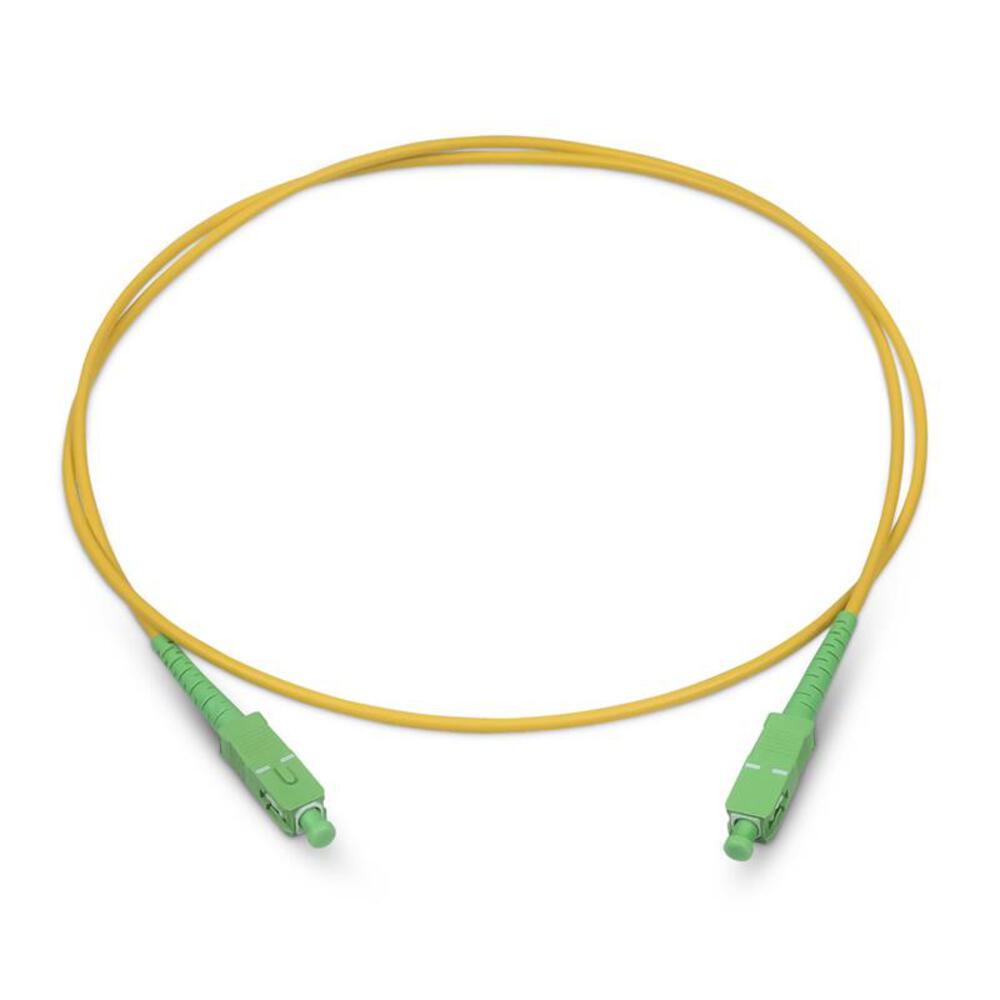 Cabeus FOP(s)-9-SC/APC-SC/APC-1,5m - Шнур оптический simplex SC/APC-SC/APC 9/125 sm 1,5м LSZH