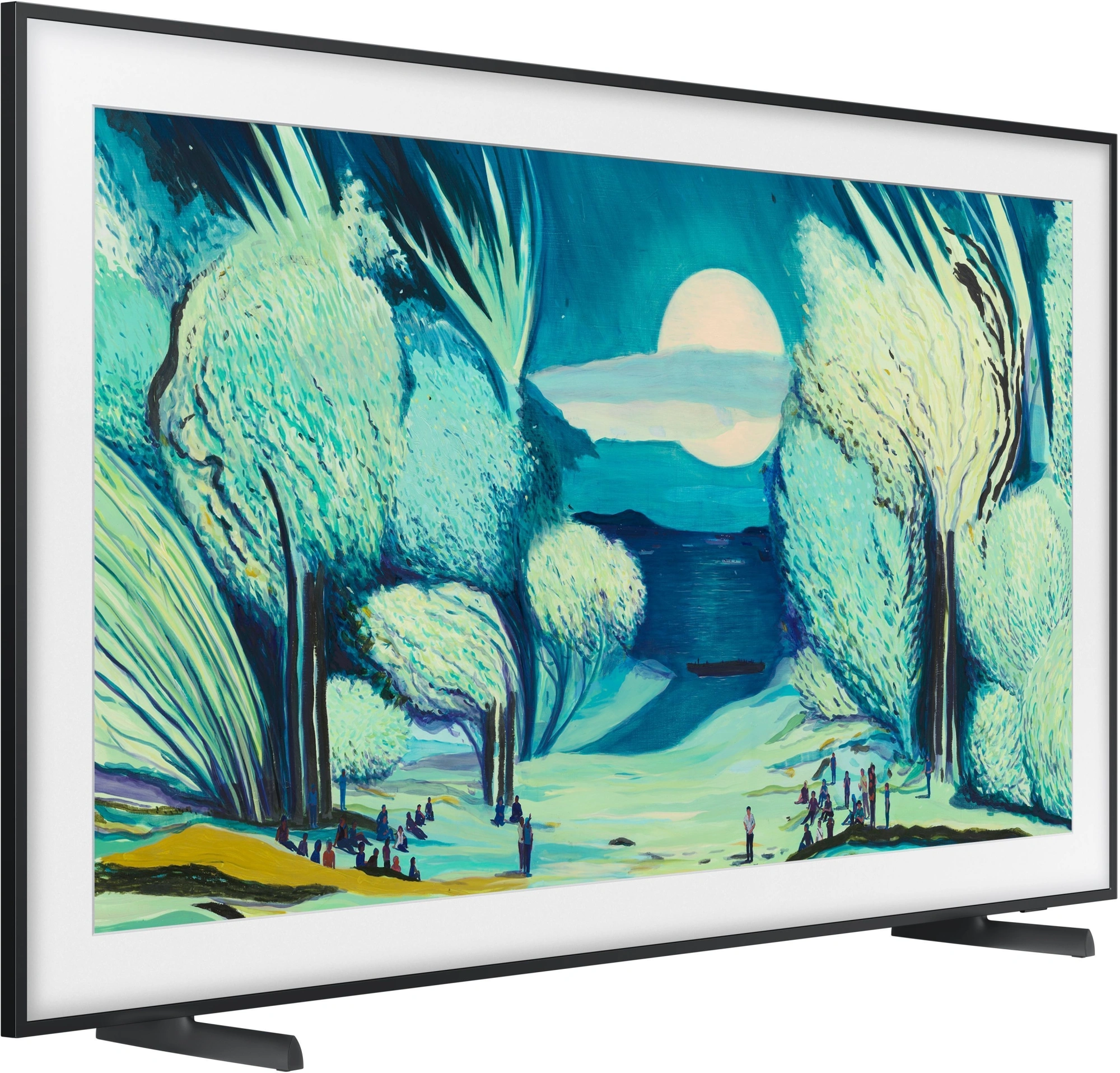 Телевизор QLED Samsung 50" QE50LS03FAUXRU The Frame черный 4K Ultra HD 60Hz DVB-T2 DVB-C DVB-S2 USB WiFi Smart TV