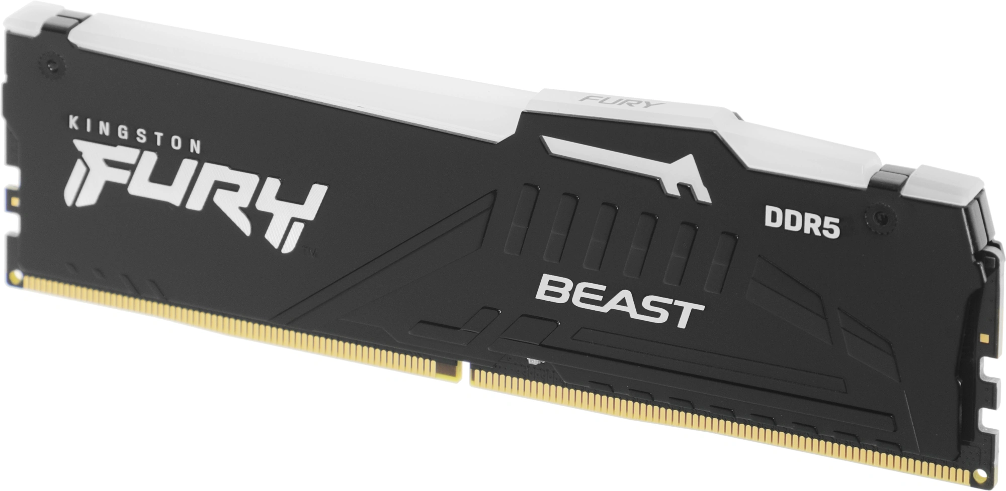 Память DDR5 2x16GB 6400MHz Kingston KF564C32BBEAK2-32 Fury Beast RGB RTL Gaming PC5-51200 CL32 DIMM 288-pin 1.4В kit single rank с радиатором Ret