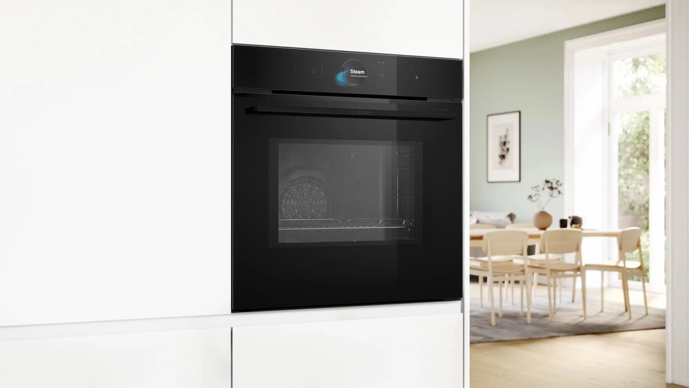 Духовой шкаф Электрический Bosch Serie 8 HNG978NB1 черный