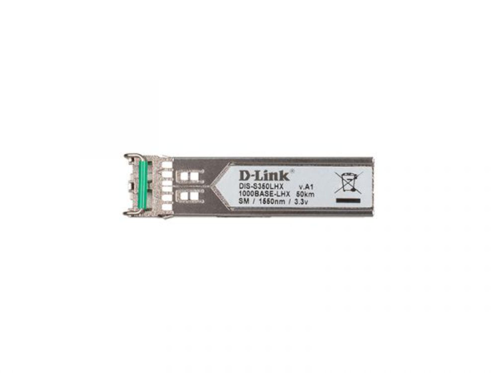S350LHX/A1A Промышленный SFP-трансивер D-Link с 1 портом 1000Base-LHX для одномодового оптического кабеля (до 50 км)