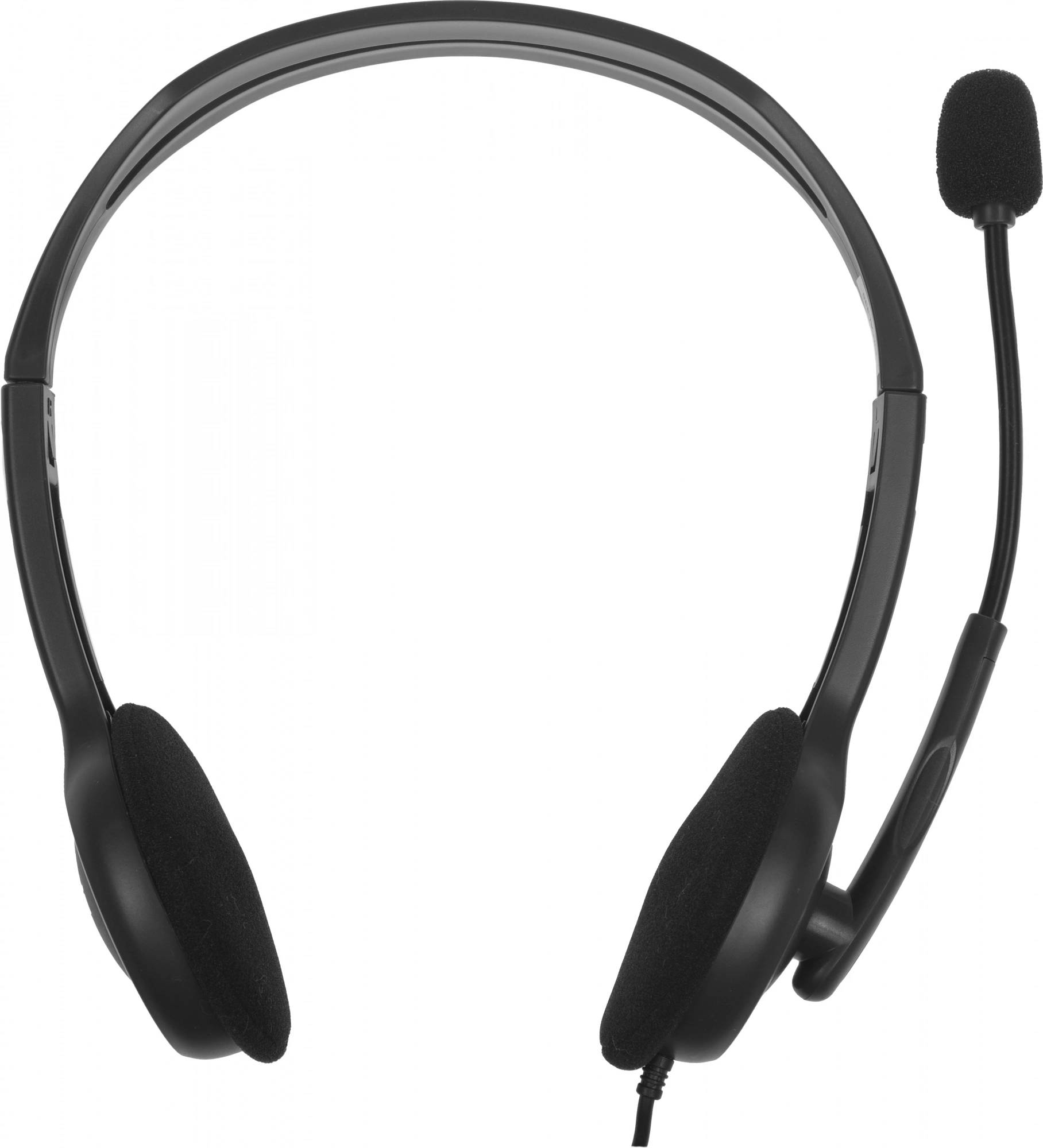 Наушники с микрофоном Logitech H110 серый 1.8м накладные оголовье (981-000271)