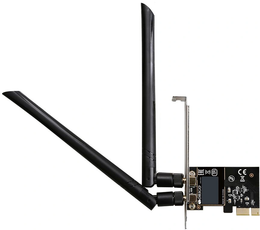 Сетевой адаптер Wi-Fi Origo OWN1200A OWN1200A/A1A AC1200 PCI Express (ант.внеш.съем) 2ант.